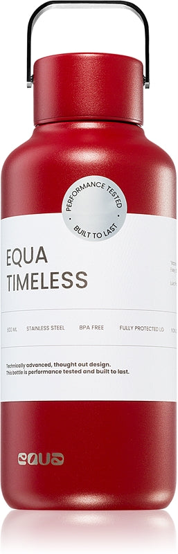 Equa Timeless bottiglia in acciaio inox per l’acqua piccola colore Wine Not 600 ml