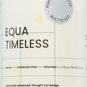 Equa Timeless bottiglia in acciaio inox per l’acqua piccola colore Set Match 600 ml