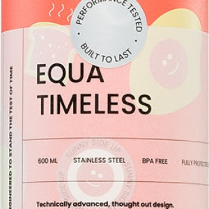 Equa Timeless bottiglia in acciaio inox per l’acqua piccola colore Sunny Side Up 600 ml