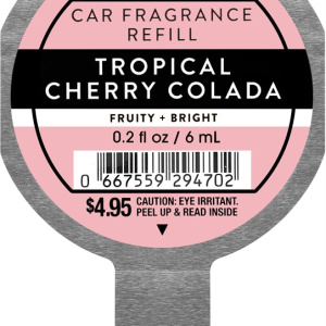 Bath & Body Works Tropical Cherry Colada deodorante per auto ricarica 6 ml