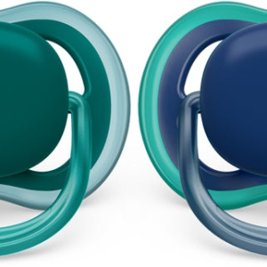 Philips Avent Ultra Air SCF085/31 6-18 m ciuccio blu scuro/verde 2 pezzi