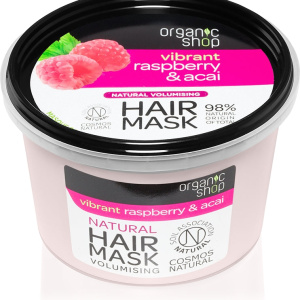 Organic Shop Vibrant Raspberry & Acai maschera per capelli nutriente 250 ml