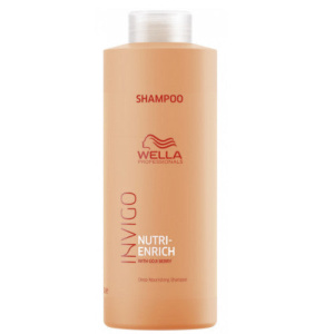 Wella professionals Shampoo Nutriente per Capelli Secchi e Danneggiati Invigo Nutri- Enrich – Volume: 1000 ml