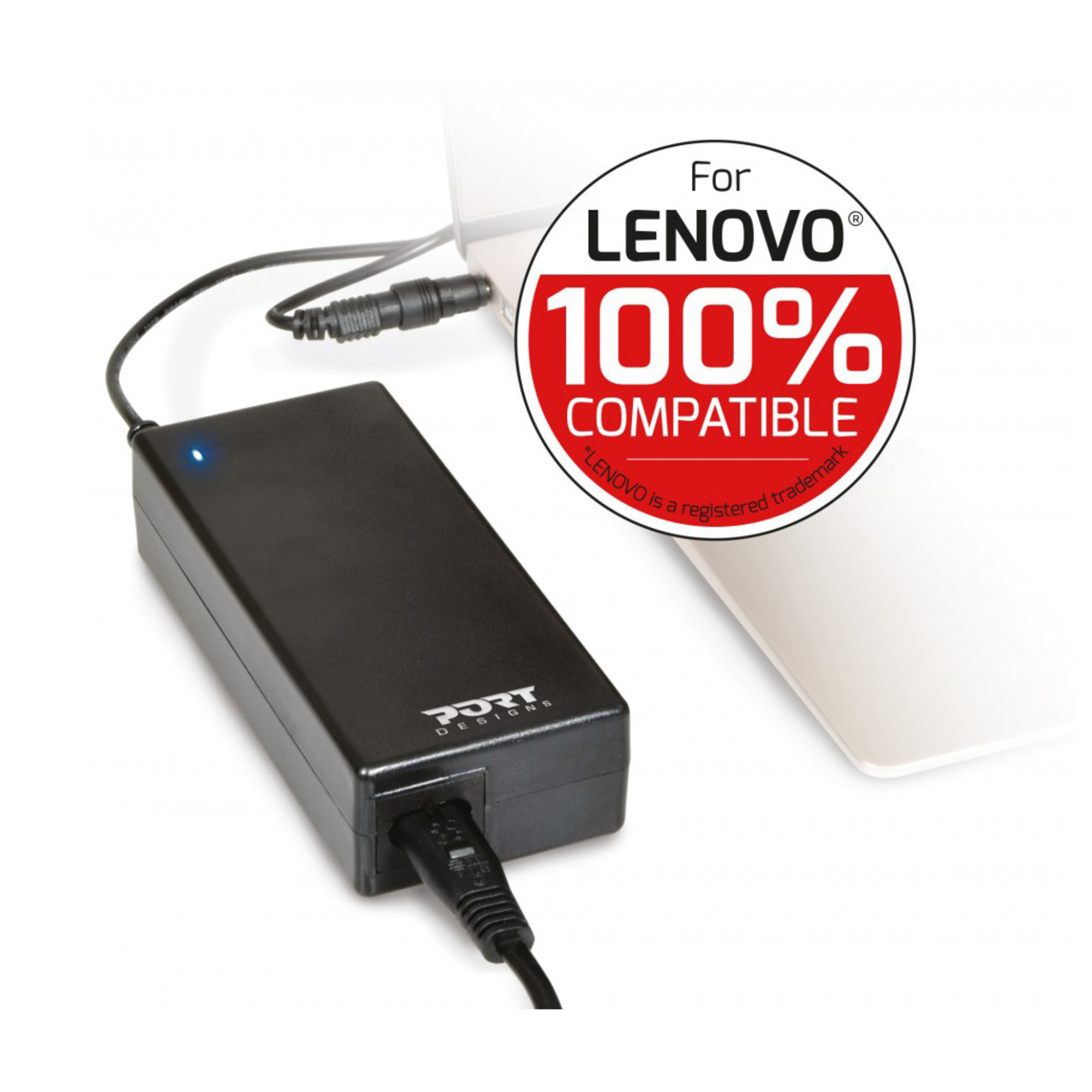 Alimentatore per PC Lenovo 90W Porta nera - nuovo