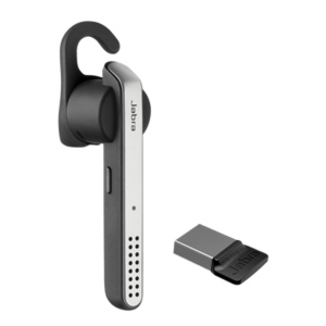 Jabra Stealth UC MS Ganci auricolari senza fili, cuffie per chiamate/musica Micro-USB Bluetooth Nero – nuovo