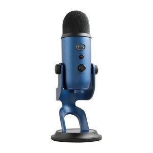 Microfono USB – Blue Yeti – Per registrazione, streaming, gioco, podcasting su PC o Mac – Blu – nuovo