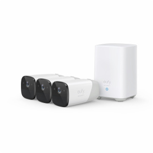 Eufy eufyCam 2 Pro 3-Cam Kit Pod Telecamera di sicurezza IP per interni ed esterni 2048 x 1080 pixel Parete – nuovo