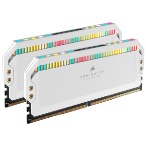 Corsair Dominator Platinum RGB DDR5 – 64 GB (2 x 32 GB) – 5600 MT/s C40 – Intel XMP 3.0 – Bianco – nuovo