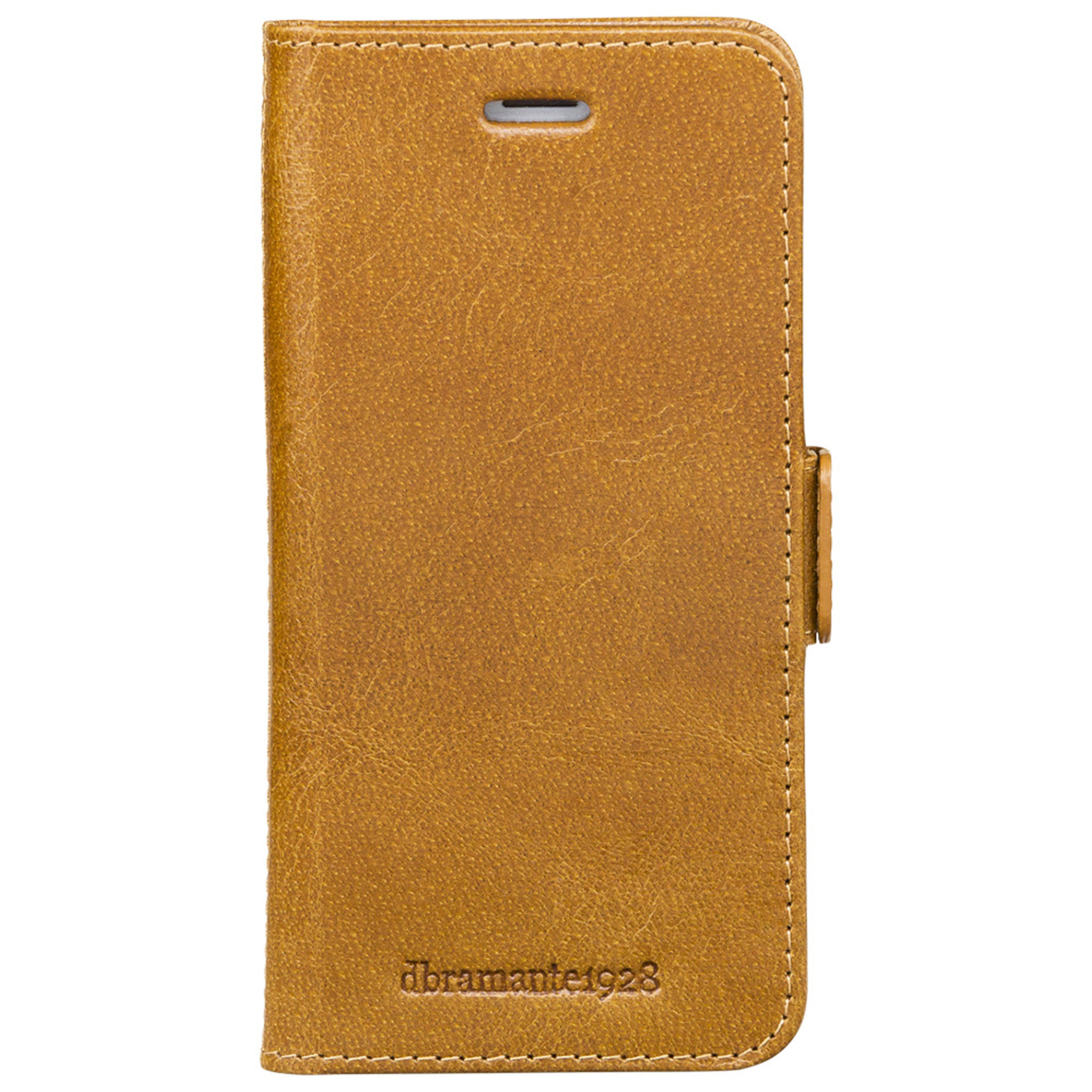 Folio 2 in 1 iPhone SE 2022/SE/8/7/6S/6 Lynge in pelle marrone DBramante1928 - nuovo