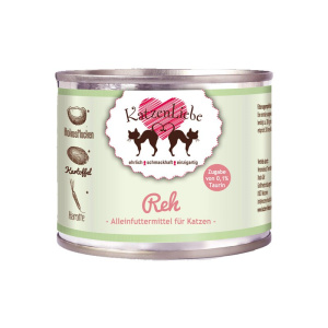 Katzen Liebe Capriolo con Patate Bio Umido per Gatti 100 g – 200 g