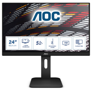 AOC P1 24P1 Display PC a schermo piatto da 60,5 cm (23,8 ) 1920 x 1080 pixel Full HD LED Nero – nuovo