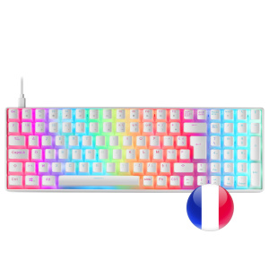 Mars Gaming MKULTRA Tastiera USB QWERTY Francese Bianco – nuovo