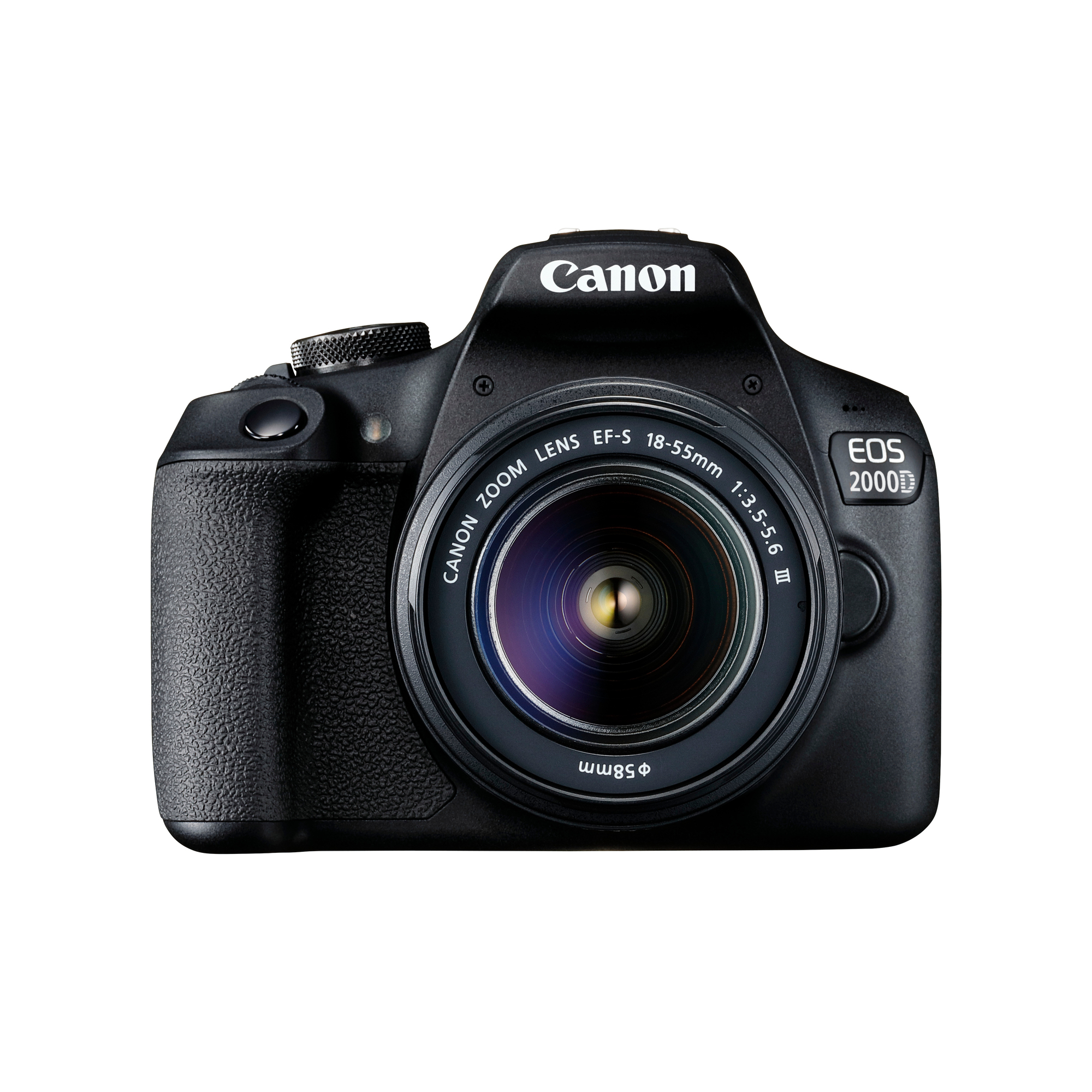 Canon EOS 2000D + Kit fotocamera reflex EF-S 18-55 mm f/3,5-5,6 III 24,1 MP CMOS 6000 x 4000 pixel Nero - nuovo