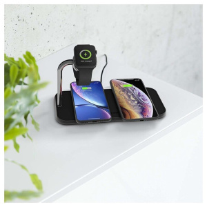 CARICABATTERIE A INDUZIONE PER OROLOGI E DISPOSITIVI DOPPI – RICARICA RAPIDA QI 20W ZENS – nuovo