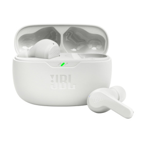 JBL Wave Beam True Wireless Stereo (TWS) Cuffie Bluetooth per chiamate/musica/sport/ogni giorno – Bianco – nuovo