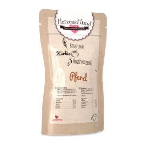 Herzens Hund Cavallo con Amaranto Umido per Cani – 130 g