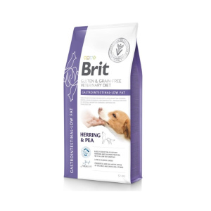 Brit Veterinary Diet Gastrointestinal Low Fat Aringa e Piselli per Cani – 2 Kg