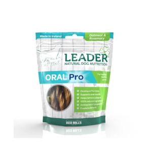Leader Oral Pro Dental Sticks Riso Farina di Avena e Rosmarino per Cani – 130 g