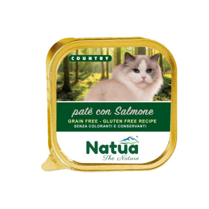 Natua Country Salmone per Gatti – 100 g, 12 pezzi