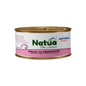 Natua Natural Jelly Pollo e Prosciutto per Cani – 150 g, Singola