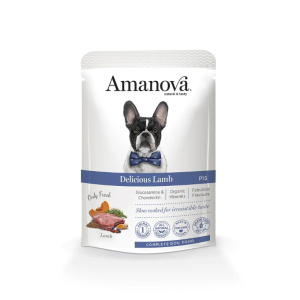 Amanova Adult Agnello e Zucca per Cani – 100 g, 12 pezzi