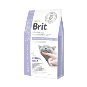 Brit Veterinary Diet Gastrointestinal Low Fat Aringa e Piselli per Gatti – 400 g
