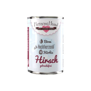 Herzens Hund con Cervo e Zucca per Cani – 400 g