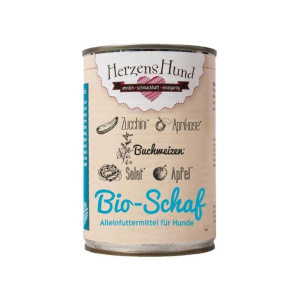 Herzens Hund Pecora Biologica con Verdure Bio Umido per Cani – 400 g