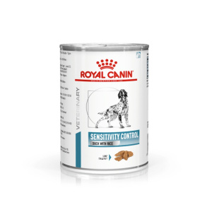 Royal Canin V-Diet Sensitivity Control Anatra e Riso Umido per Cani – 410 g