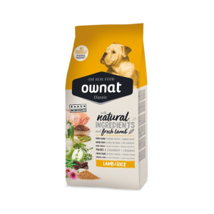 Ownat Dog Classic Agnello e Riso per Cani – 20 Kg
