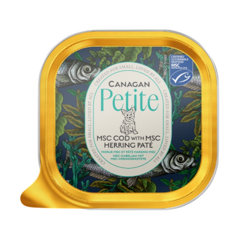 Canagan Petite Patè di Merluzzo e Aringa per Cani - 100 g