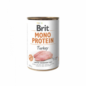 Brit Care Monoprotein Tacchino Umido per Cani – 400 g, Singola