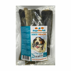 Dogslikefish Cod Skin Flats – 100 g