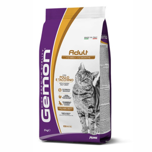 Gemon Adult con Pollo e Tacchino per Gatti – 7 Kg