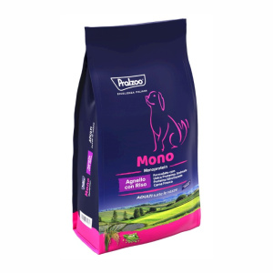 Pralzoo Mono Adulti Agnello e Riso per Cani – 10 Kg, Singola