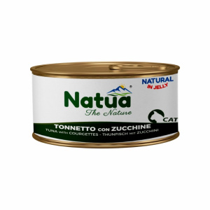 Natua Natural Jelly Tonnetto e Zucchine per Gatti – 85 g, Singola