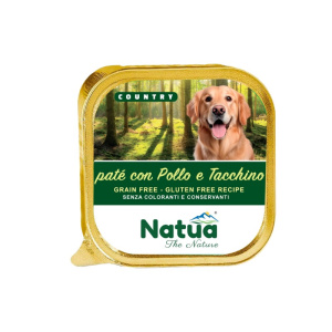 Natua Country Pollo e Tacchino per Cani – 300 g, 12 pezzi