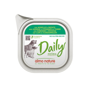 Almo Nature Daily con Agnello e Patate per Cani – 300 g, Singola