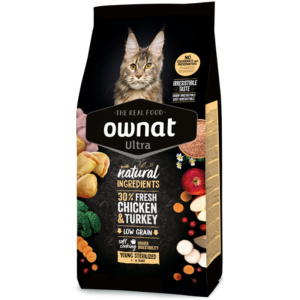 Ownat Cat Ultra Young Sterilized con Pollo e Tacchino per Gatti – 400 g