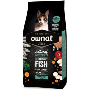 Ownat Cat Ultra Ageing con Pesce per Gatti – 1.5 Kg