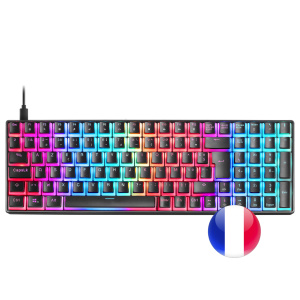 Mars Gaming MKULTRA Tastiera USB QWERTY francese nera – nuovo