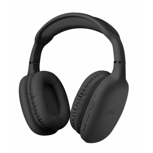 Cuffie wireless con controlli e microfono integrati – Nero – nuovo