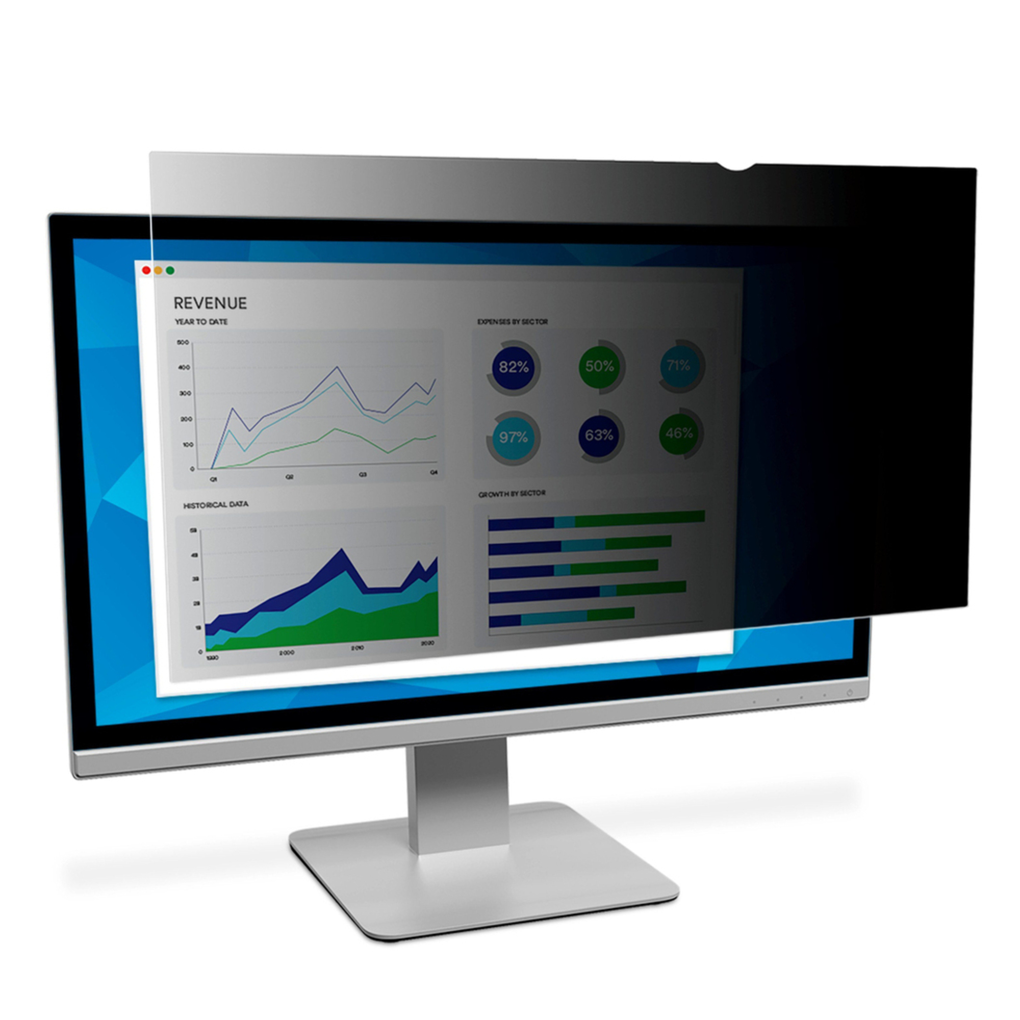 3M Filtro privacy per monitor 23,8 , 16:9, PF238W9B - nuovo