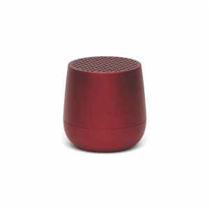LEXON – Mini altoparlante Bluetooth ricaricabile a induzione da 3W – MINO + ALU (ROSSO) – nuovo