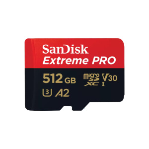 SanDisk Extreme PRO 512GB MicroSDXC UHS-I Classe 10 – nuovo