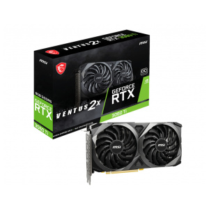 MSI VENTUS RTX 3060 TI 2X 8G OC V1 LHR Scheda grafica NVIDIA GeForce RTX 3060 Ti 8 GB GDDR6 – nuovo