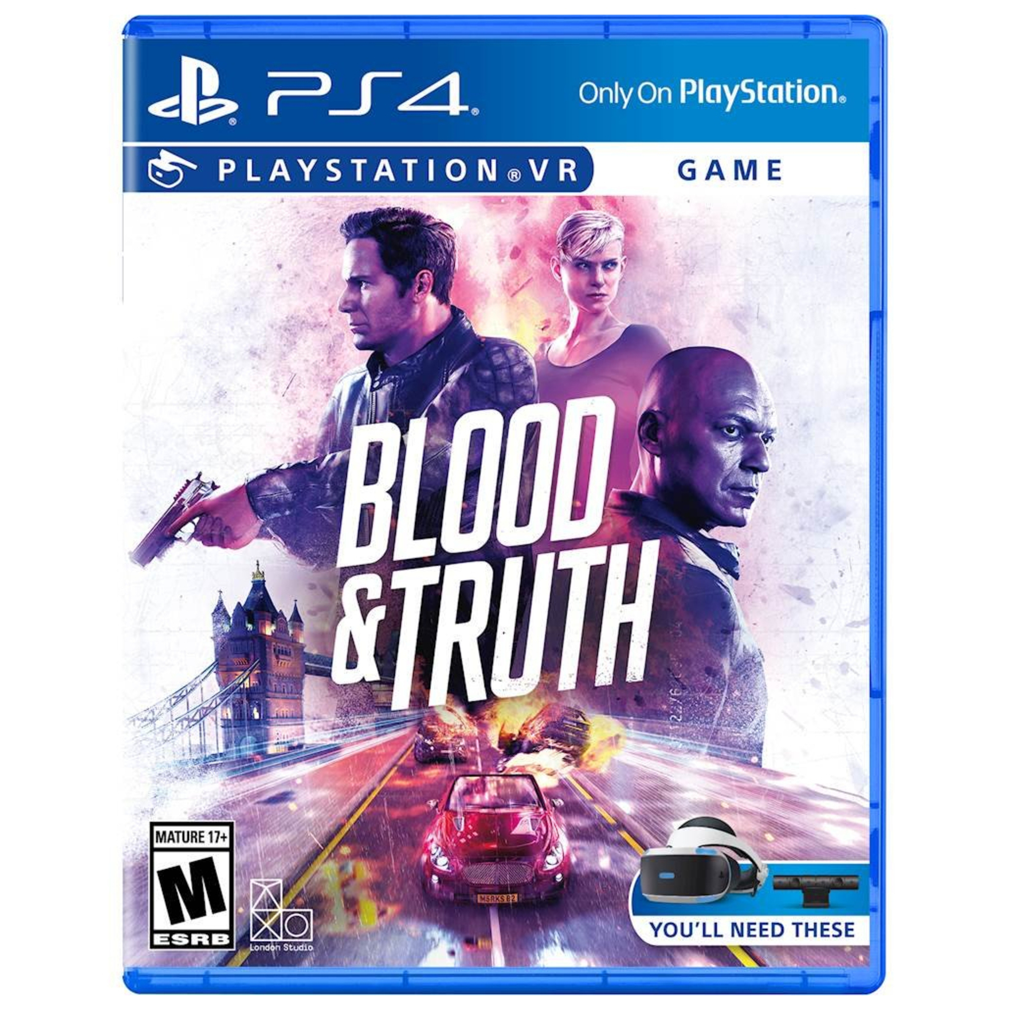 Sony Blood & Truth VR, PS4 Standard PlayStation 4 - nuovo