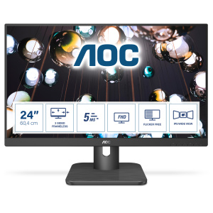 AOC E1 24E1Q PC a schermo piatto 60,5 cm (23,8 ) 1920 x 1080 pixel Full HD LED Nero – nuovo