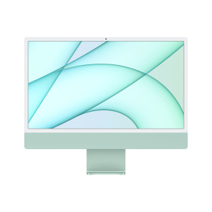 iMac 24  – Chip Apple M1 – RAM 8Gb – Storage 512Gb – GPU 8 core – Verde – Ricondizionato – Condizioni eccellenti