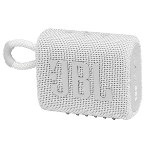 Mini altoparlante portatile Bluetooth GO 3 impermeabile e resistente alla polvere – Bianco – nuovo